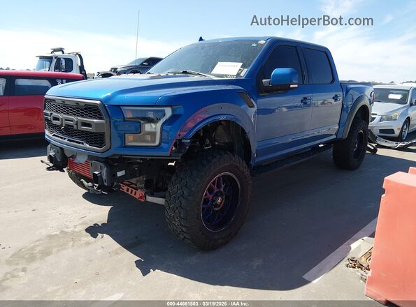 1FTFW1RG7KFC17110 2019 FORD F150 Blue Vista tres cuartos delantera izquierda