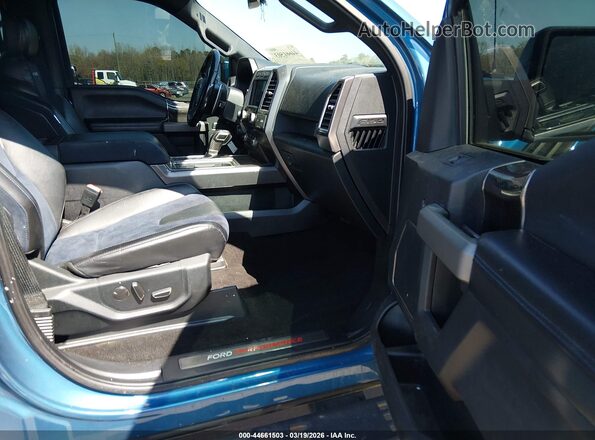 1FTFW1RG7KFC17110 2019 FORD F150 Blue Vista interior delantera