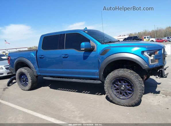 1FTFW1RG7KFC17110 2019 FORD F150 Blue Vista interior de 360 grados