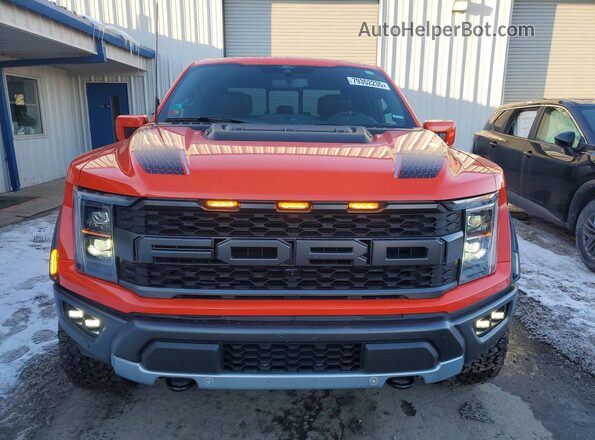 1FTFW1RG7NFA86927 2022 FORD F150 Оранжевый Вид спереди