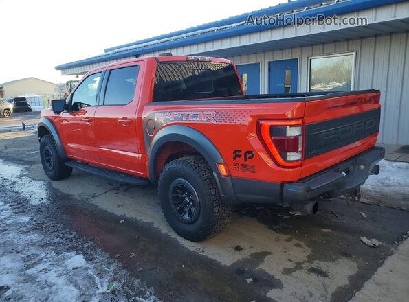 1FTFW1RG7NFA86927 2022 FORD F150 Оранжевый Задняя левая четверть