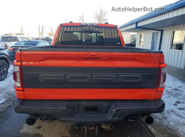 1FTFW1RG7NFA86927 2022 FORD F150 Оранжевый Вид сзади