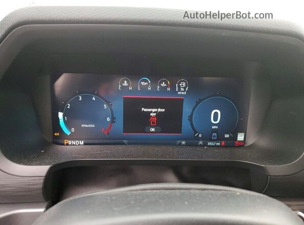 1FTFW3L83SFB95474 2025 FORD F150 Синий Вид щитка приборов