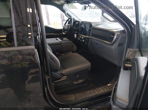 1FTFW3L84RKD30995 2024 FORD F150 Черный Вид салона спереди