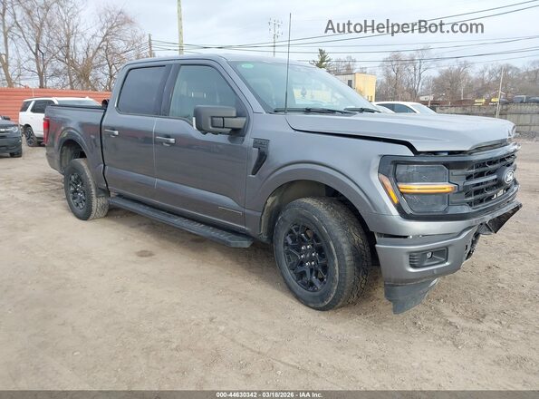1FTFW3LD5RFA65655 2024 FORD F150 Gray Front right