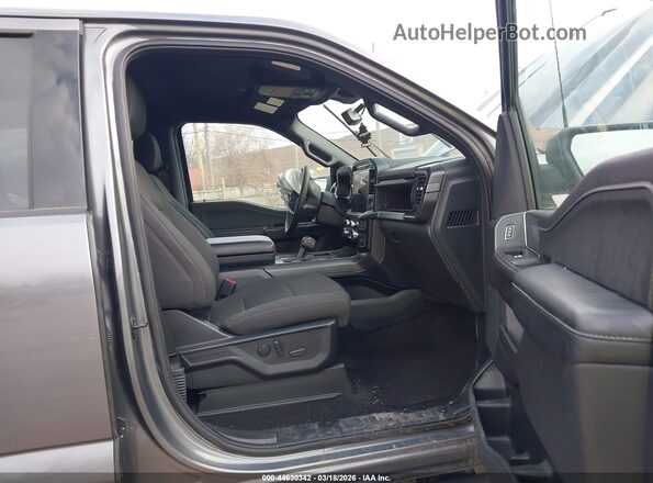 1FTFW3LD5RFA65655 2024 FORD F150 Gray Front interior view