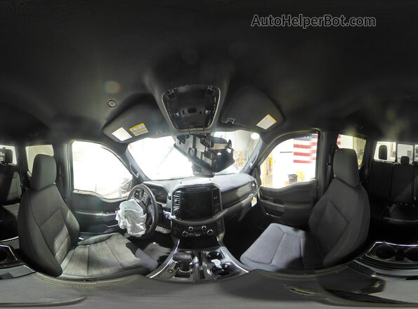 1FTFW3LD6SFA06765 2025 FORD F150 Серый Панорамный вид салона 360°