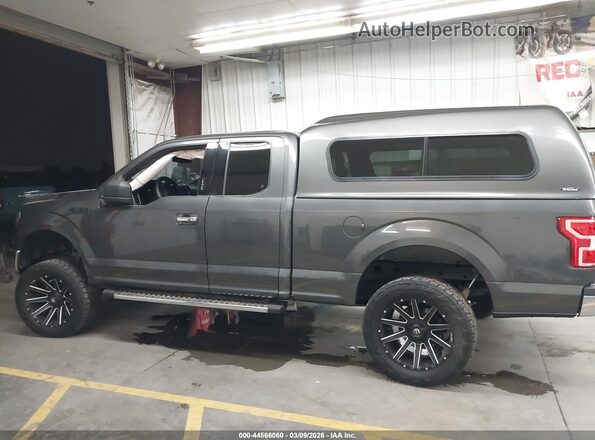 1FTFX1E52JKG07717 2018 FORD F150 Серый Панорамный вид салона 360°