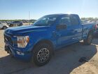 2021 Ford F150 Super Cab Blue vin: 1FTFX1E5XMFC11581