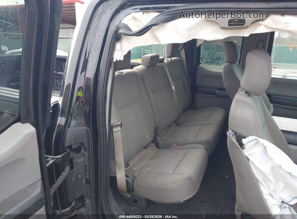 1FTFX1EG0GFC98574 2016 FORD F150 Black Widok naklejki z numerem VIN