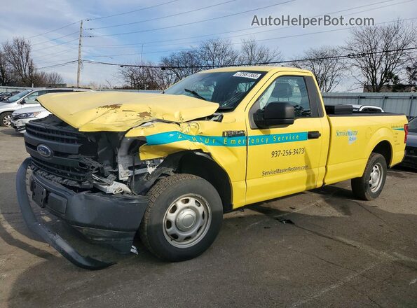 1FTMF1C51KKC12829 2019 FORD F150 Yellow Front left