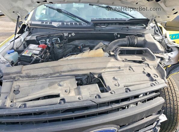 1FTMF1C51KKC12829 2019 FORD F150 Yellow Rear interior view