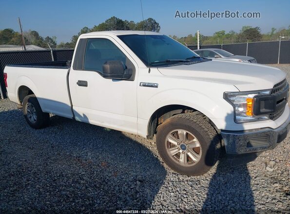 1FTMF1C56KKE18437 2019 FORD F150 Белый Передняя правая четверть