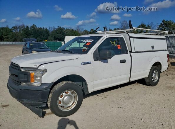 1FTMF1CB6KKC90335 2019 FORD F150 White Vista tres cuartos delantera izquierda