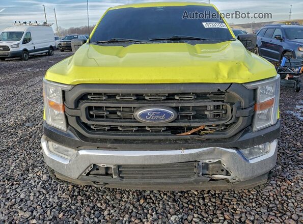 1FTMF1EB2NKE01402 2022 FORD F150 Green Widok wnętrza z tyłu