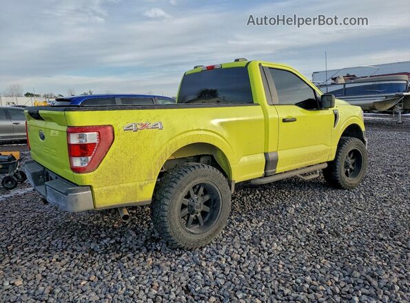 1FTMF1EB2NKE01402 2022 FORD F150 Green Tył prawy