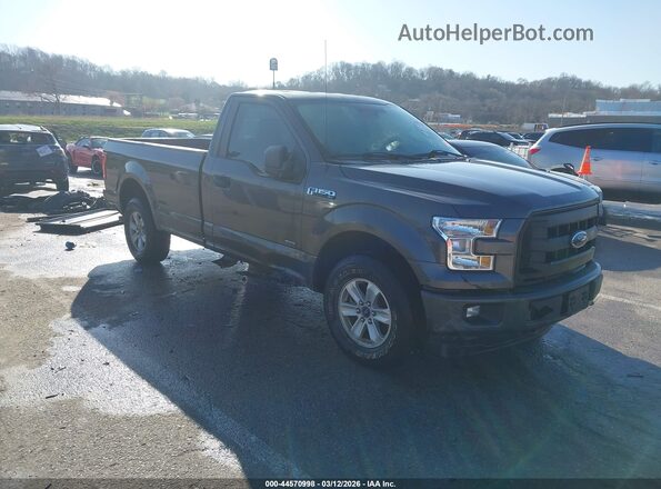 1FTMF1EP1HKC82242 2017 FORD F150 Серый Передняя правая четверть
