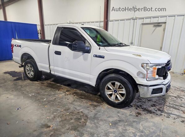 1FTMF1EP9JKD24016 2018 FORD F150 Белый Передняя правая четверть