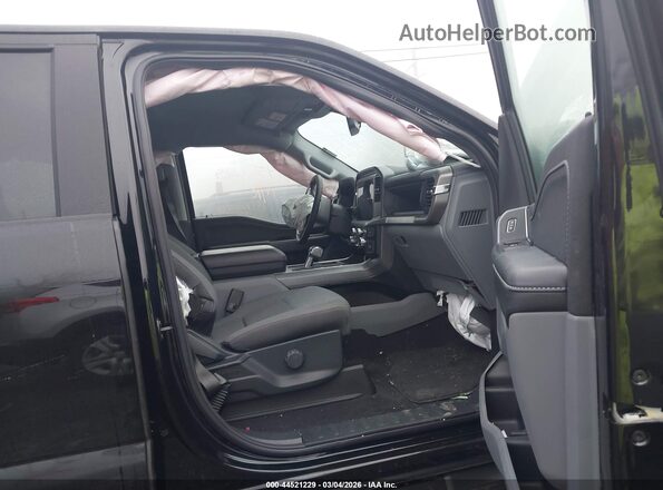 1FTVW3LK3SWG26693 2025 FORD F-150 LIGHTNING Черный Вид салона спереди