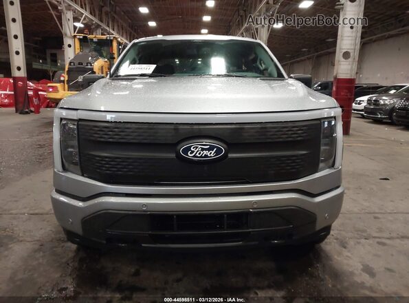 1FTVW3LUXSWG11755 2025 FORD F-150 LIGHTNING Silver Widok zestawu wskaźników