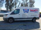 2018 Ford Transit-250   White vin: 1FTYR2CM3JKA96084