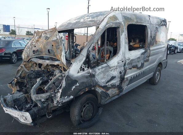 1FTYR2CM4GKA92344 2016 FORD TRANSIT-250 Silver Przód lewy