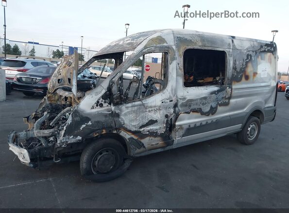 1FTYR2CM4GKA92344 2016 FORD TRANSIT-250 Silver Widok z przodu