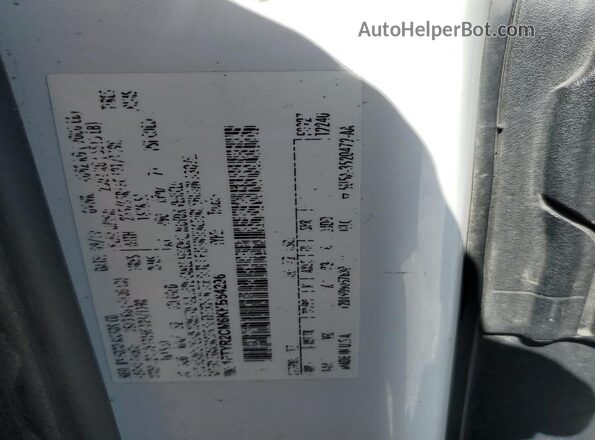 1FTYR2CM6KKB64296 2019 FORD TRANSIT White VIN կոդի պիտակի տեսք