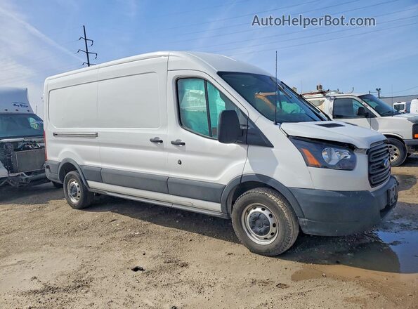 1FTYR2CM9KKA76133 2019 FORD TRANSIT White Delantero derecho