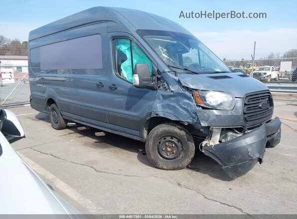1FTYR3XM0KKB74015 2019 FORD TRANSIT Blue Delantero derecho