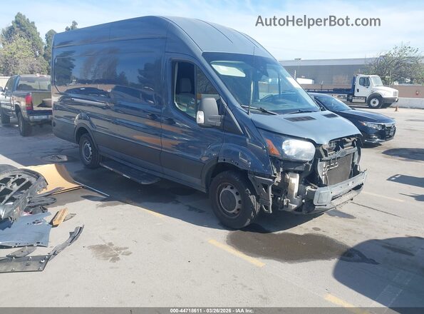 1FTYR3XM0KKB89517 2019 FORD TRANSIT-250 Light Blue Передняя правая четверть