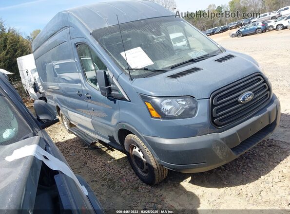 1FTYR3XM6KKB12716 2019 FORD TRANSIT-250 Navy Przód prawy