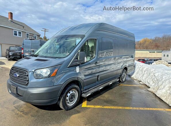 1FTYR3XM7KKA97868 2019 FORD TRANSIT Серый Передняя левая четверть
