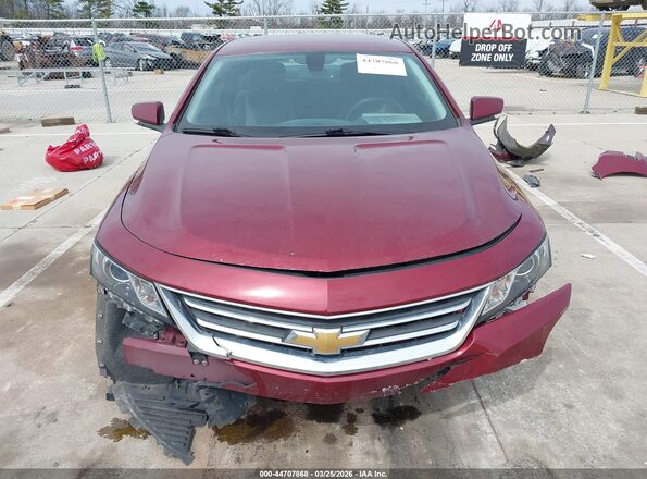 1G1105S33HU111454 2017 CHEVROLET IMPALA Красный Вид задней части салона