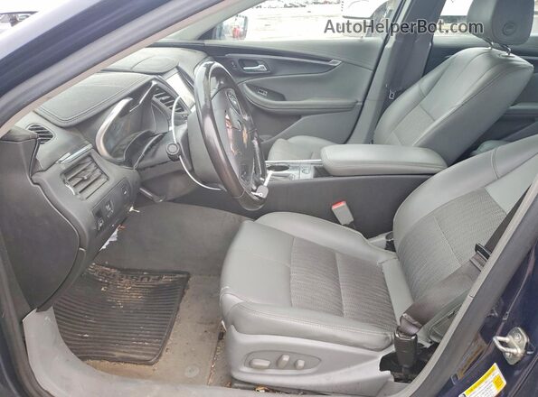 1G1105S3XHU192212 2017 CHEVROLET IMPALA Blue Widok wnętrza z przodu