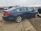 2017 Chevrolet Impala Lt Blue vin: 1G1105S3XHU192212
