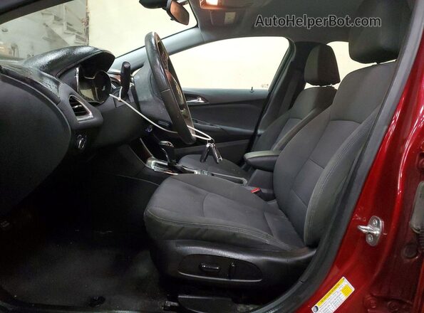 1G1BE5SM7K7108173 2019 CHEVROLET CRUZE Бордовый Вид салона спереди