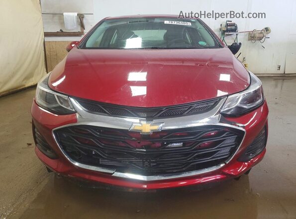 1G1BE5SM7K7108173 2019 CHEVROLET CRUZE Бордовый Вид спереди