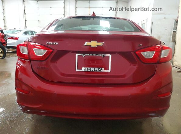 1G1BE5SM7K7108173 2019 CHEVROLET CRUZE Бордовый Вид сзади