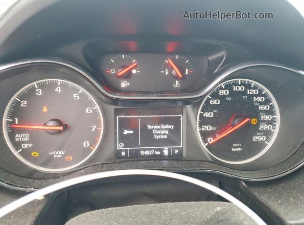 1G1BE5SM8K7136242 2019 CHEVROLET CRUZE Черный Вид щитка приборов