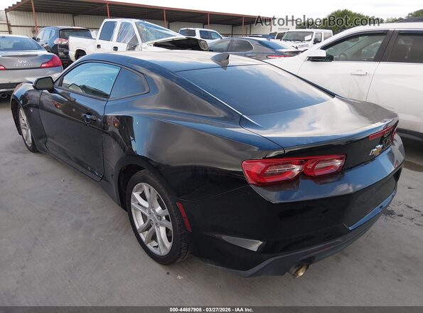 1G1FB1RX2M0124831 2021 CHEVROLET CAMARO Черный Задняя левая четверть