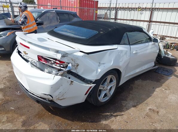 1G1FB3DS3H0125404 2017 CHEVROLET CAMARO Белый Задняя правая четверть