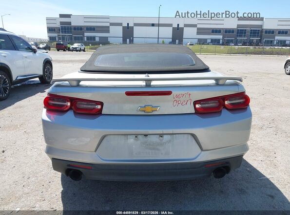 1G1FB3DS7K0153410 2019 CHEVROLET CAMARO Серебряный 
