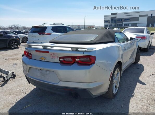 1G1FB3DS7K0153410 2019 CHEVROLET CAMARO Серебряный Задняя правая четверть