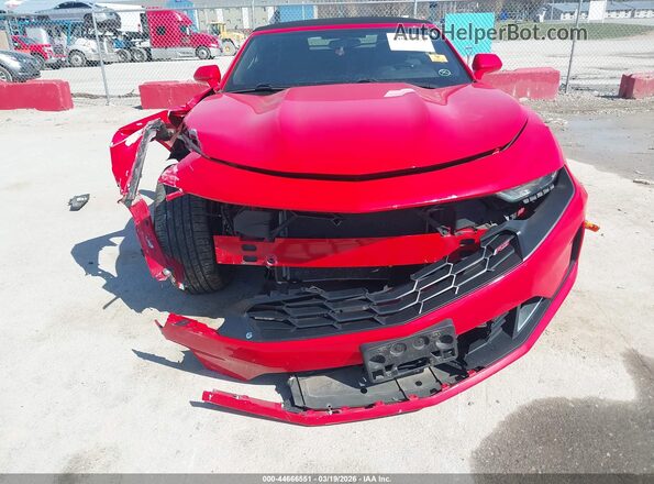 1G1FB3DS9M0131525 2021 CHEVROLET CAMARO Красный Вид спереди