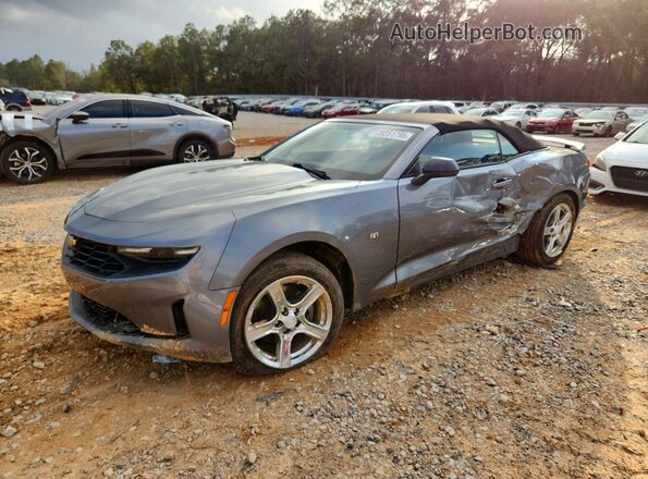 1G1FB3DX0L0119306 2020 CHEVROLET CAMARO Серый Передняя левая четверть
