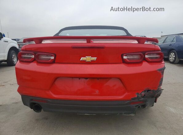 1G1FB3DX3P0131181 2023 CHEVROLET CAMARO Красный Вид сзади