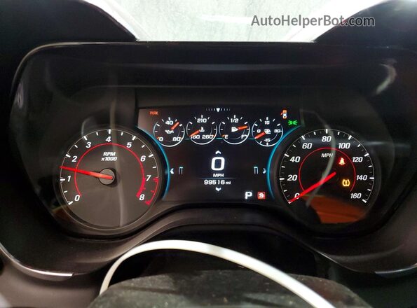 1G1FD1RX5G0160883 2016 CHEVROLET CAMARO Угольный Вид щитка приборов