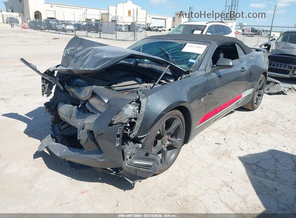 1G1FD3DX0J0180002 2018 CHEVROLET CAMARO Серый Передняя левая четверть