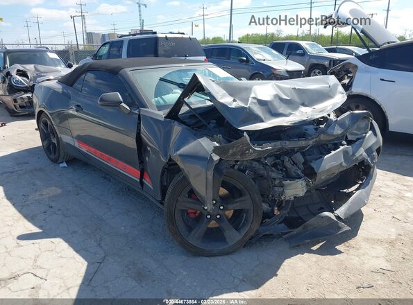 1G1FD3DX0J0180002 2018 CHEVROLET CAMARO Серый Передняя правая четверть